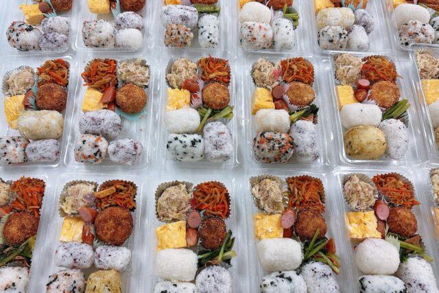 つなぐの実写真：行事のために用意したお弁当